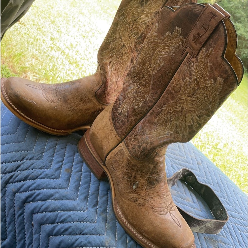 Mens tin haul boots size 9D